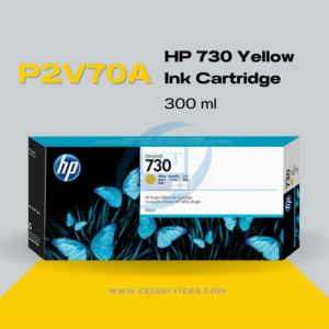 P2V70A HP 730 300-ml Yellow DesignJet Ink Cartridge