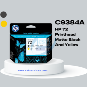 C9384A HP 72 Printhead Matte Black and Yellow
