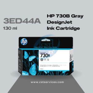 3ED44A HP 730 130-ml Gray DesignJet Ink Cartridge (รหัสเดิม P2V66A)
