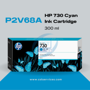 P2V68A HP 730 300-ml Cyan DesignJet Ink Cartridge