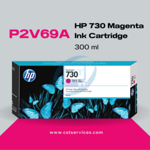 P2V69A HP 730 300-ml Magenta DesignJet Ink Cartridge