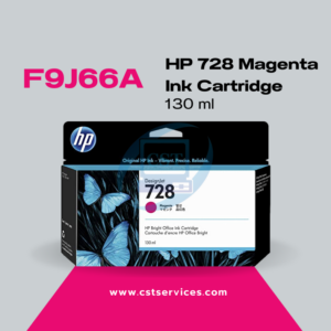 F9J66A HP No.728 130-ML Magenta Ink Cartridge