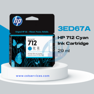 3ED67A HP No. 712B Cyan Ink Cartridge (29ML)