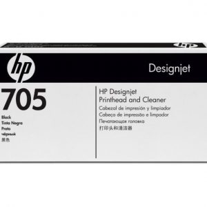 HP 705 Black DesignJet Printhead and Printhead Cleaner