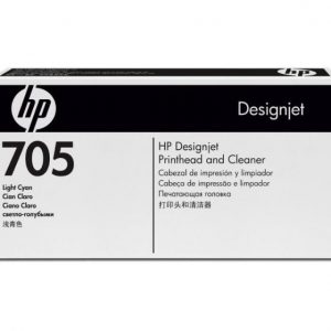 HP 705 Light Cyan DesignJet Printhead and Printhead Cleaner