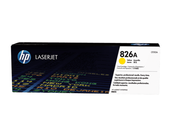 HP 826A Yellow Original LaserJet Toner Cartridge