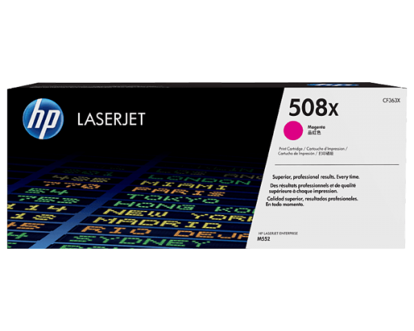 HP 508X High Yield Magenta Original LaserJet Toner Cartridge