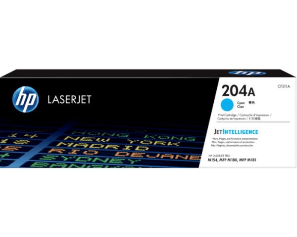 HP 204A Cyan Original LaserJet Toner Cartridge